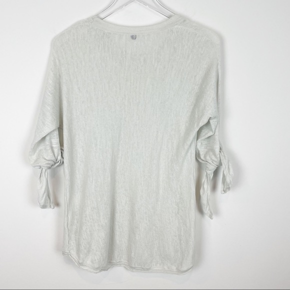 Margaret O’Leary linen blend knit top size S - Picture 6 of 6